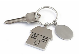 Mortgage keys house ring